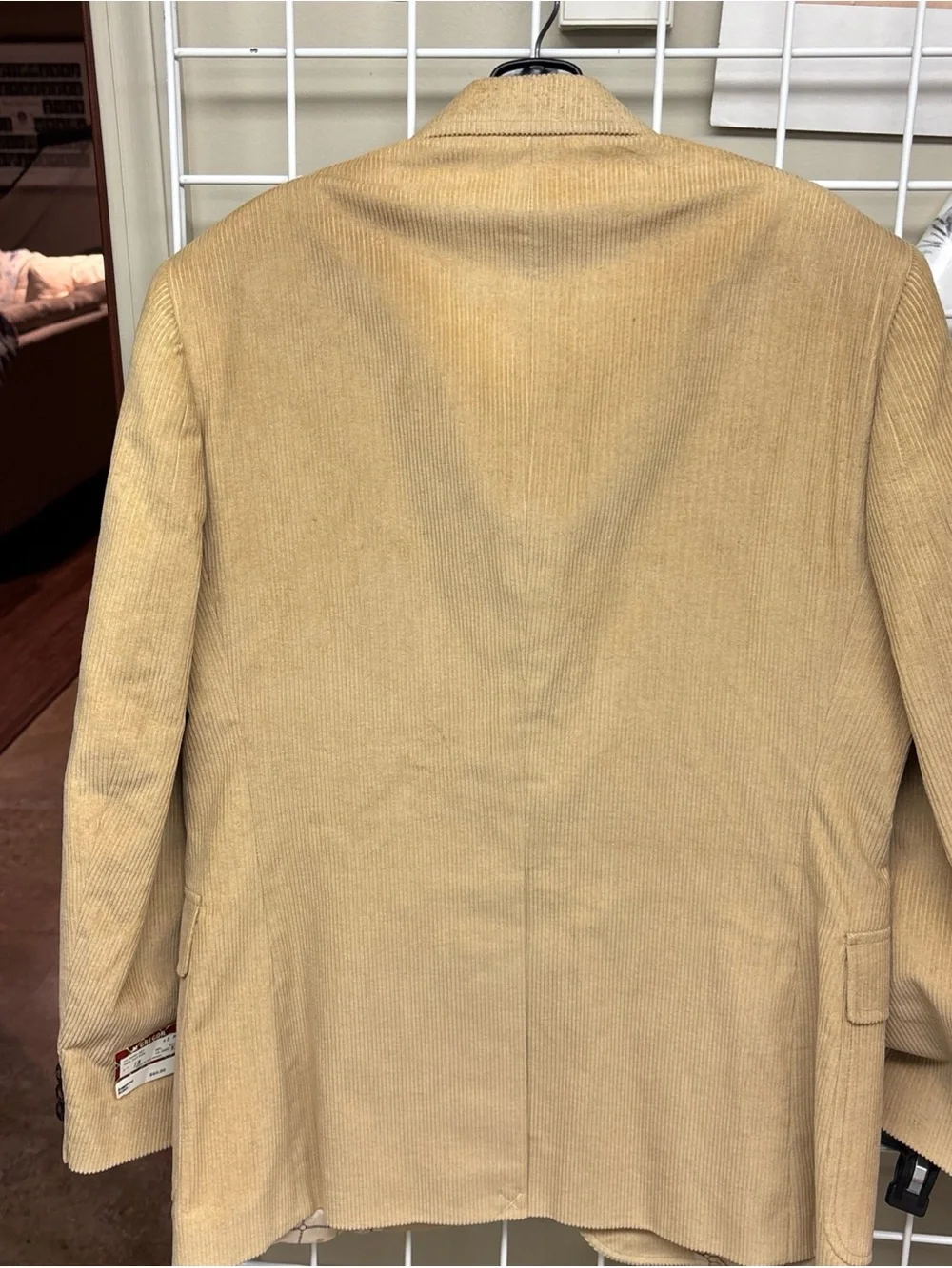 Vintage McGregor Corduroy Blazer NWT 42R Deadstock Dark Academia Camel Tan